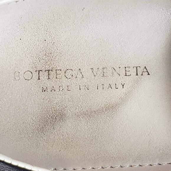 Bottega Veneta Slip On Shoes Black Leather Braided Low Top Men’s 39 US 9 - Picture 6 of 9